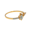 18K Rose Gold & 0.2 ct Diamond Ring (1.49 grams)