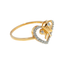 18K Rose Gold & 0.14 ct Diamond Ring (1.73 grams)