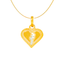 22K Yellow Gold Broken Heart Pendant (1.9 grams)