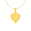 22K Yellow Gold Heart Pendant (1.8 grams)