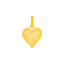 22K Yellow Gold Heart Pendant (1.8 grams)
