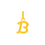 22K Yellow Gold Letter "B" Pendant (1.3 grams)