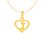 22K Yellow Gold Letter "J" Pendant (1.4 grams)