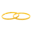 22K Yellow Gold Filigree Bangle Set of 6 (114.8 grams)