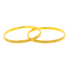 22K Yellow Gold Filigree Bangle Set of 2 (69.1 grams)