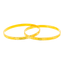 22K Yellow Gold Filigree Bangle Set of 2 (27.4 grams)