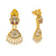 22K Antique Gold & Kundan Necklace Set (50.3 grams)