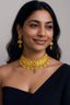 22K Yellow Gold, Ruby, Emerald, & CZ Choker Necklace Set (35.3)