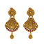 22K Yellow Gold Temple Choker Set with Ruby & Emerald (34.7 grams)