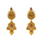 22K Antique Gold Ruby Temple Lakshmi Choker Set (41.3 grams)