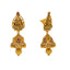 22K Antique Gold Ruby Temple Lakshmi Choker Set (41.3 grams)