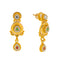 22K Gold Antique Kundan Emerald Ruby Pendant Set (16.3 grams)