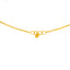 22K Yellow Gold Pearl Charm 18 inch Beaded Chain (8.6 grams)