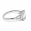 14K White Gold Lab Grown 2.7ct Diamond Ring Size 6.5 (3.2 grams)