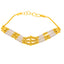22K Gold Beaded & Pearl Multi-Strand Bracelet (9.3 grams)