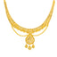 22K Yellow Gold Filigree Necklace Set (41.6gm)