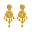 22K Yellow Gold Filigree Necklace Set (35.5gm)