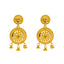 22K Yellow Gold Filigree Necklace Set (39.5gm)