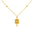 22K Yellow Gold Filigree Necklace Set (24gm)
