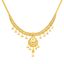 22K Yellow Gold Filigree Necklace Set (27.4gm)