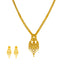 22K Yellow Gold Filigree Necklace Set (63.3gm)