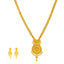 22K Yellow Gold Filigree Necklace Set (56.8gm)