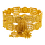 22K Yellow Gold Artisanal Bangle Set of 2 (55.6gm)
