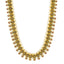22K Yellow Gold 28 Inch Temple Necklace w/ Emerald, Ruby, CZ, Pearls & Antique Accents (110.5gm)