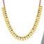 22K Yellow Gold 24 Inch Necklace w/ Emerald, Ruby, Sapphire, & CZ (62.4gm)