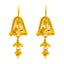 22K Yellow Gold Jhumki Earrings (5.2gm)