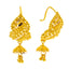 22K Yellow Gold Jhumki Earrings (4.6gm)