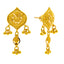22K Yellow Gold Drop/Dangle Earrings (6.6gm)