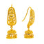 22K Yellow Gold Jhumki Earrings (7.8gm)