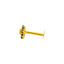 18K Yellow Gold CZ Nose Pin (0.2 grams)