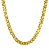 22K Yellow Gold Cuban Link Chain (83.4gm) | 



Adorn your neckline with the bold charm of this 22k yellow gold Cuban link chain by Virani Je...