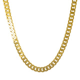 22K Yellow Gold Cuban Link Chain (94.1gm) | 



Make a bold statement with this 22k yellow gold Cuban link chain by Virani Jewelers. Crafted ...