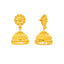 22K Yellow Gold Jhumki Earrings (16.1gm)