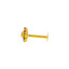 18K Yellow Gold CZ Nose Pin (0.2 grams)