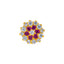 18K Yellow Gold CZ Nose Pin (0.2 grams)