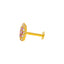 18K Yellow Gold CZ Nose Pin (0.2 grams)