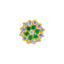 18K Yellow Gold CZ Nose Pin (0.2 grams)