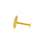18K Yellow Gold CZ Nose Pin (0.2 grams)