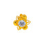 18K Yellow Gold CZ Nose Pin (0.2 grams)