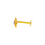 18K Yellow Gold CZ Nose Pin (0.2 grams)