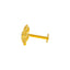 18K Yellow Gold Nose Pin (0.2 grams)