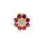 18K Yellow Gold CZ Nose Pin (0.2 grams)