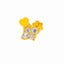 18K Yellow Gold CZ Nose Pin (0.2 grams)