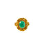 22K Antique Gold & Emerald Cocktail Ring (10.8gm)