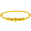 22K Yellow Gold Beaded Bangle Size 2.2 (11.1 grams)