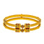 22K Yellow Gold Meenakari Bangles Pair Size 2.4 (31.8 grams)